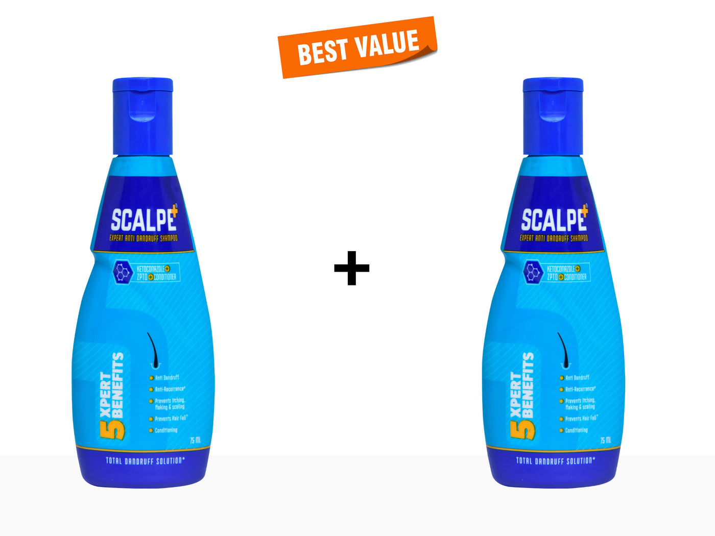 Scalpe Plus Expert Anti Dandruff Shampoo - Clinikally
