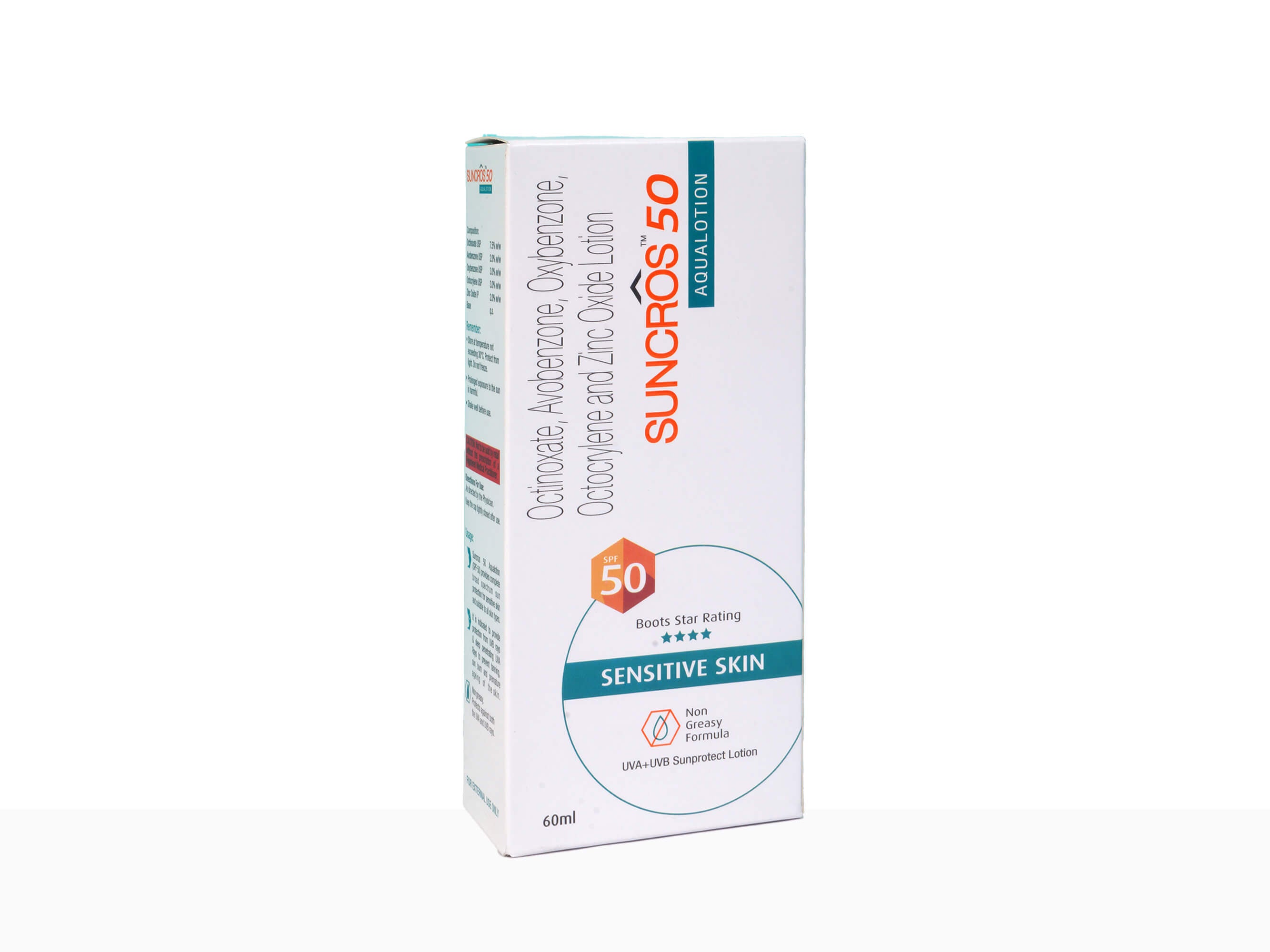 Suncros Aqua Lotion SPF 50-clinikally