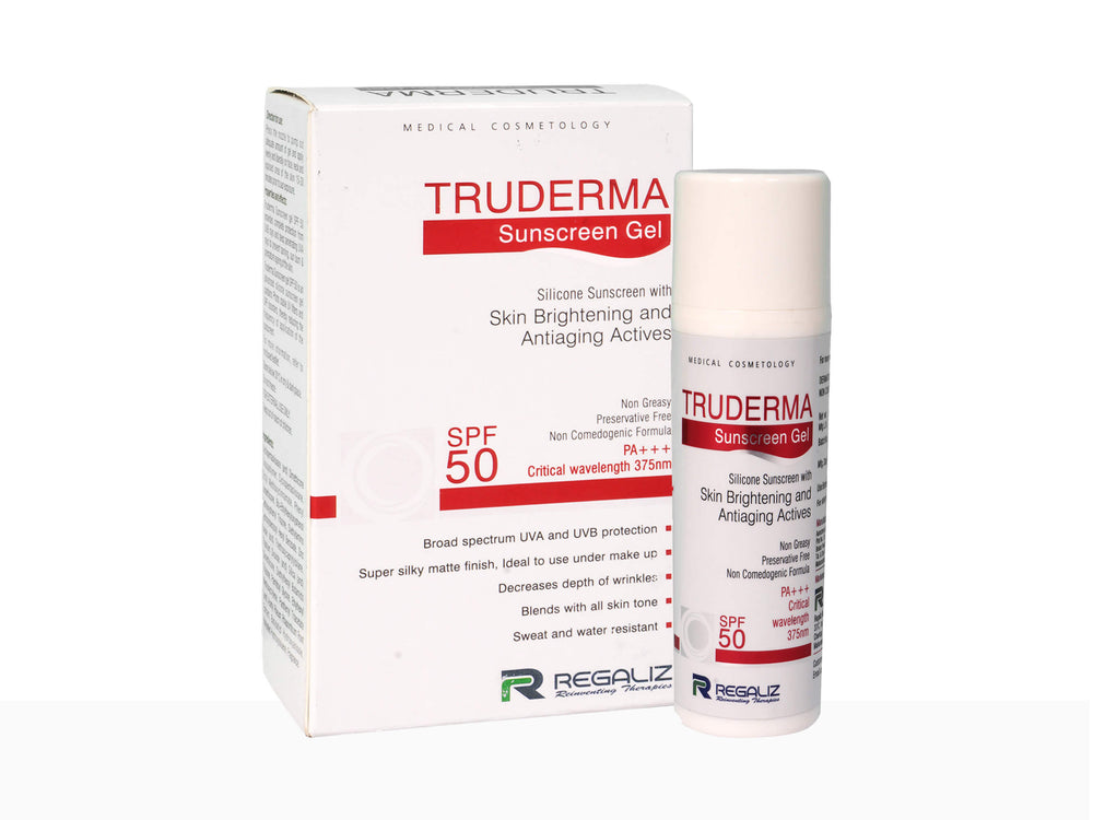 Truderma sunscreen gel spf50 PA+++ - Clinikally
