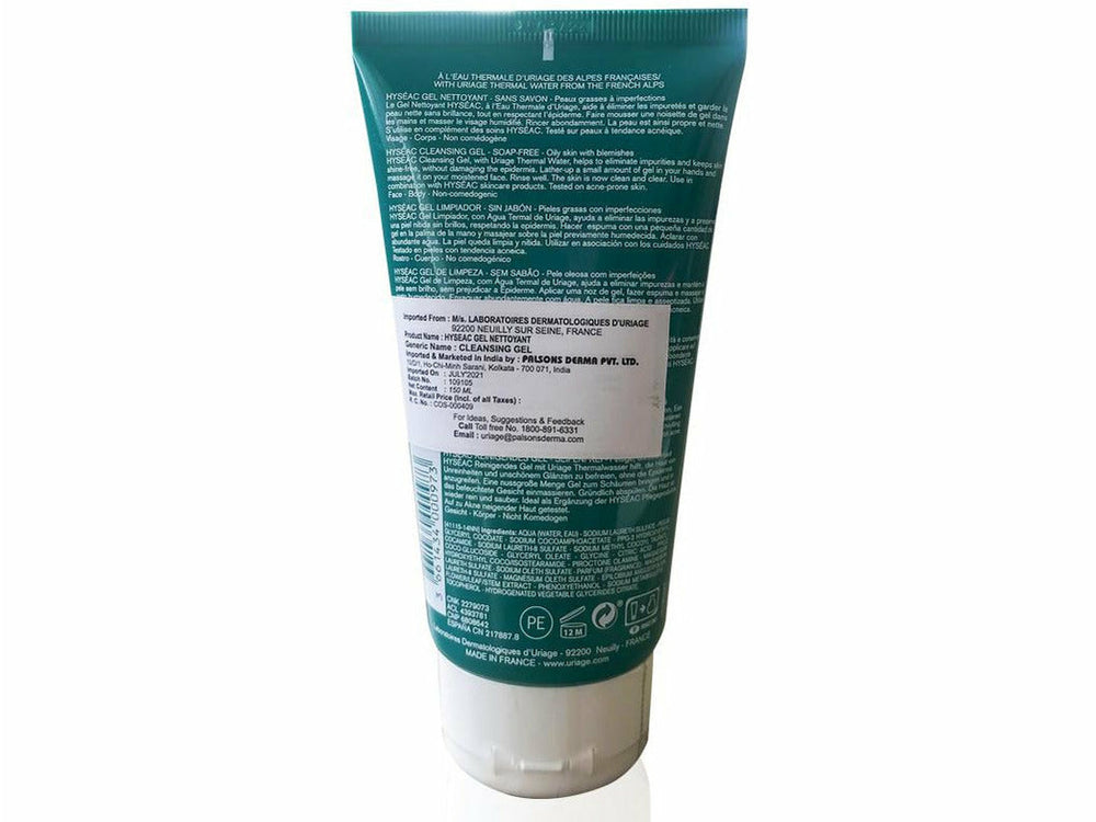Uriage Hyseac Nettoyant Cleansing Gel-Clinikally