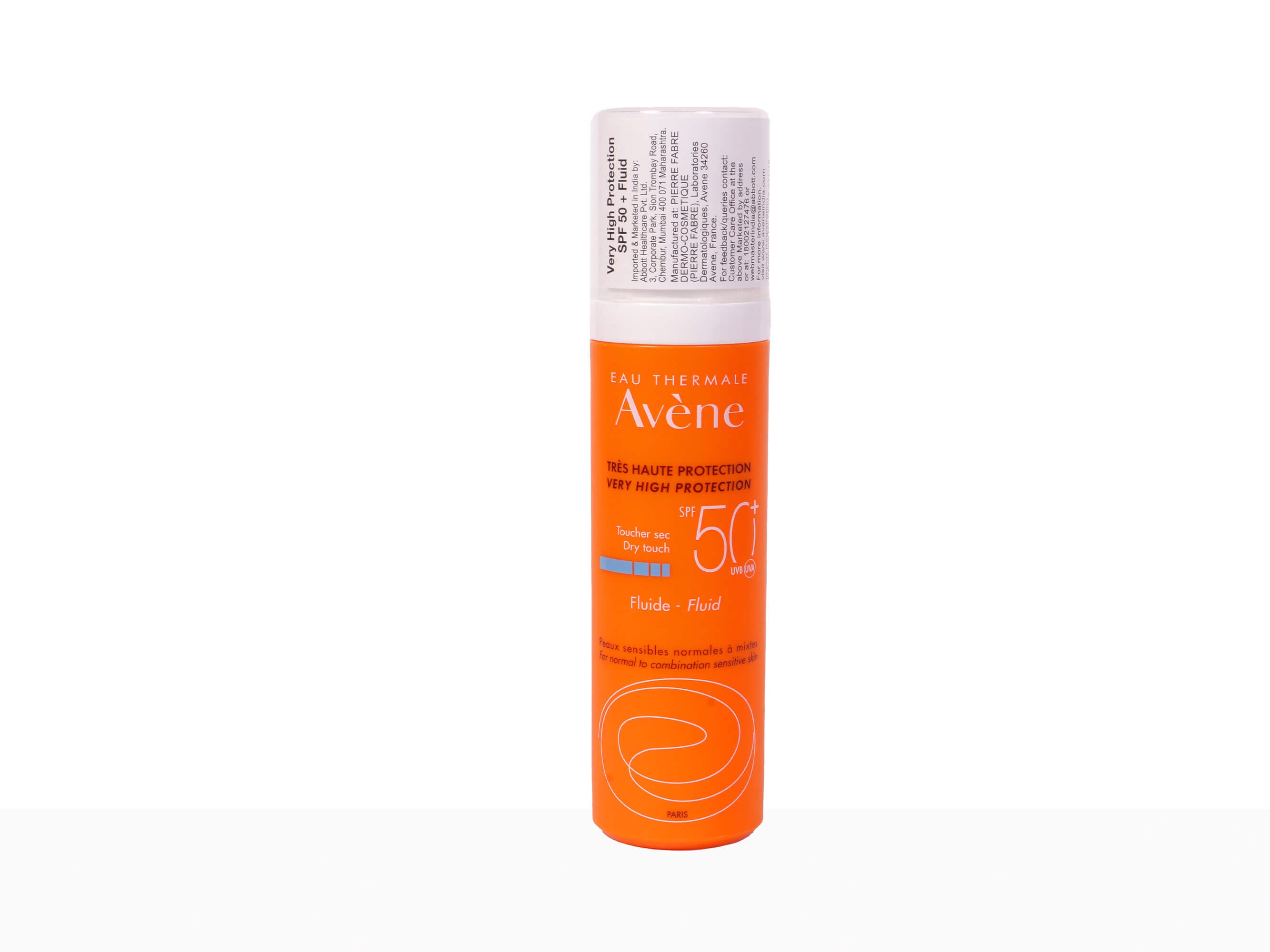 Avene Very High Protection Dry Touch Fluid Sunscreen SPF 50+ - Clinikally