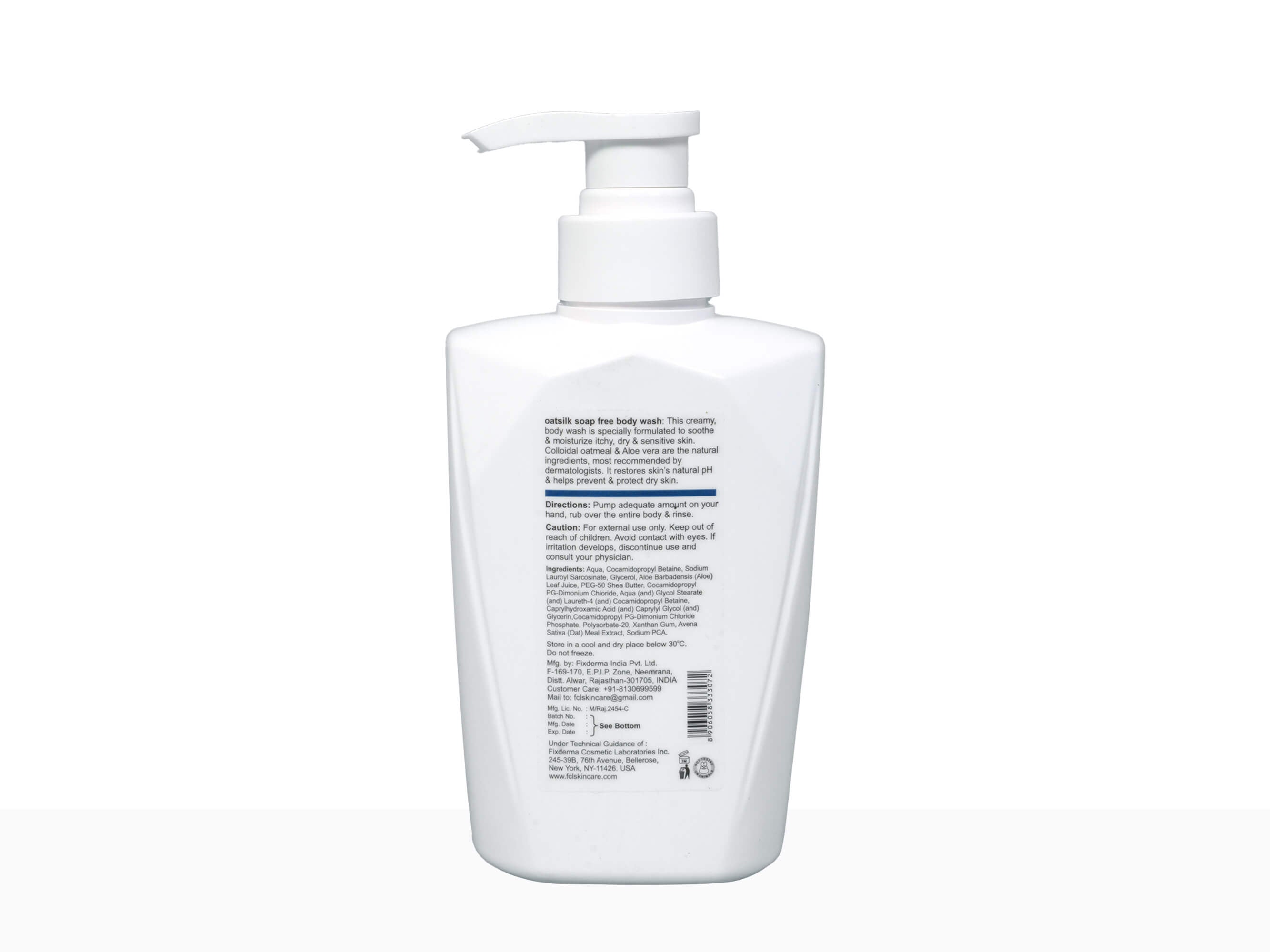 FCL Oatsilk Soap Free Body Wash - Clinikally