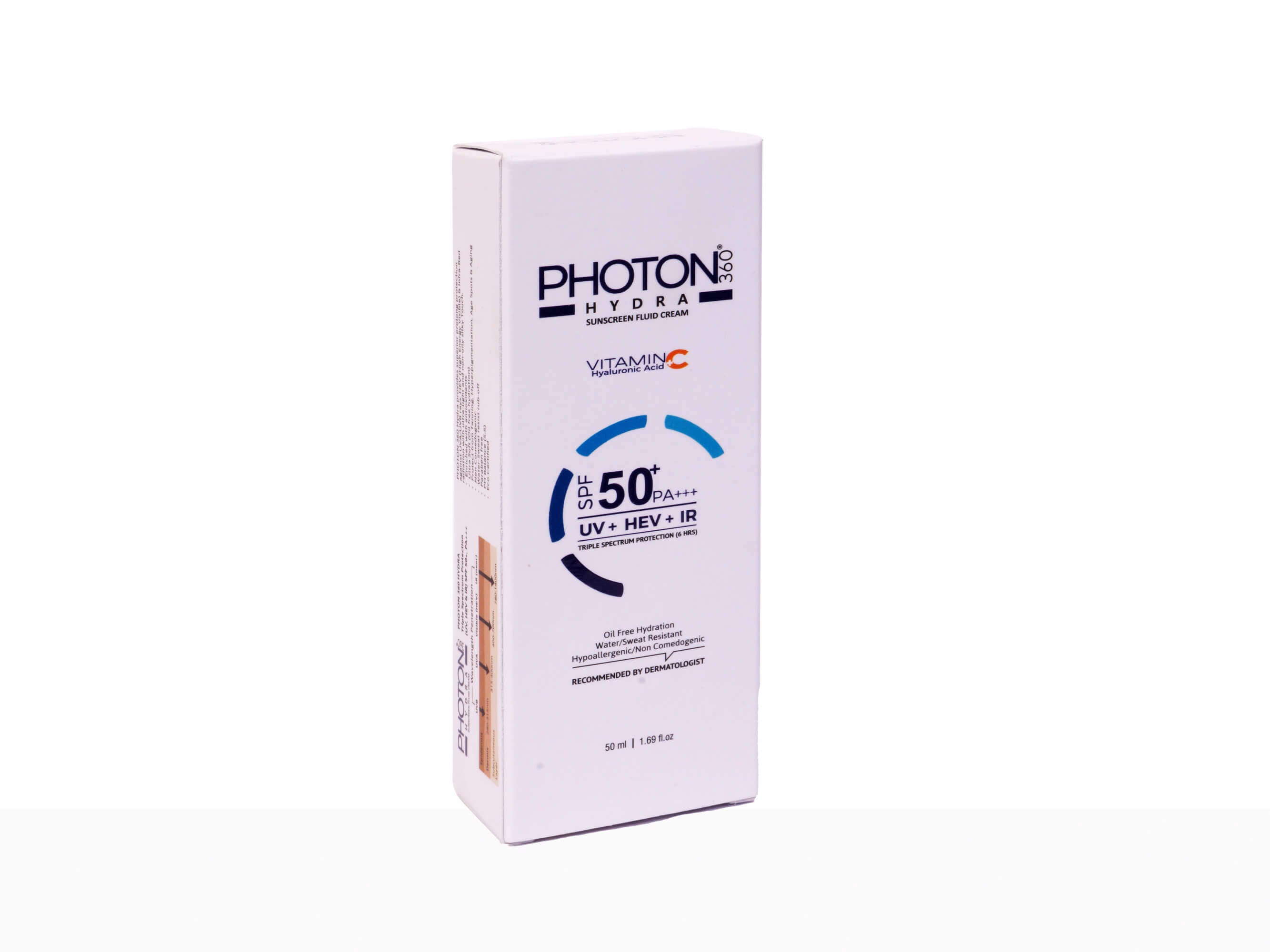 Aclaris Photon 360 Hydra Sunscreen Fluid Cream SPF 50+-Clinkally