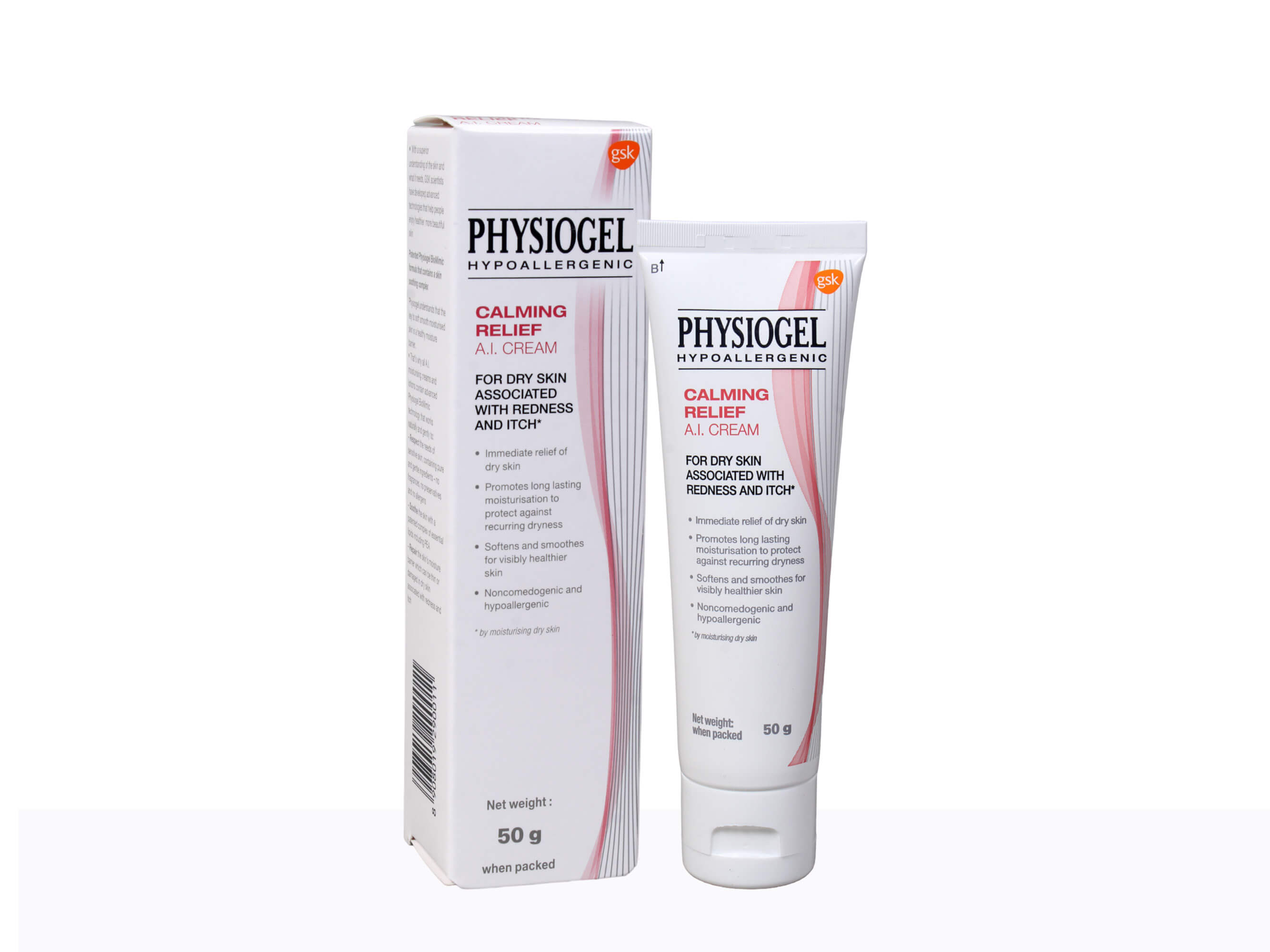 Physiogel Hypoallergenic Calming Relief A.I. Cream-clinikally