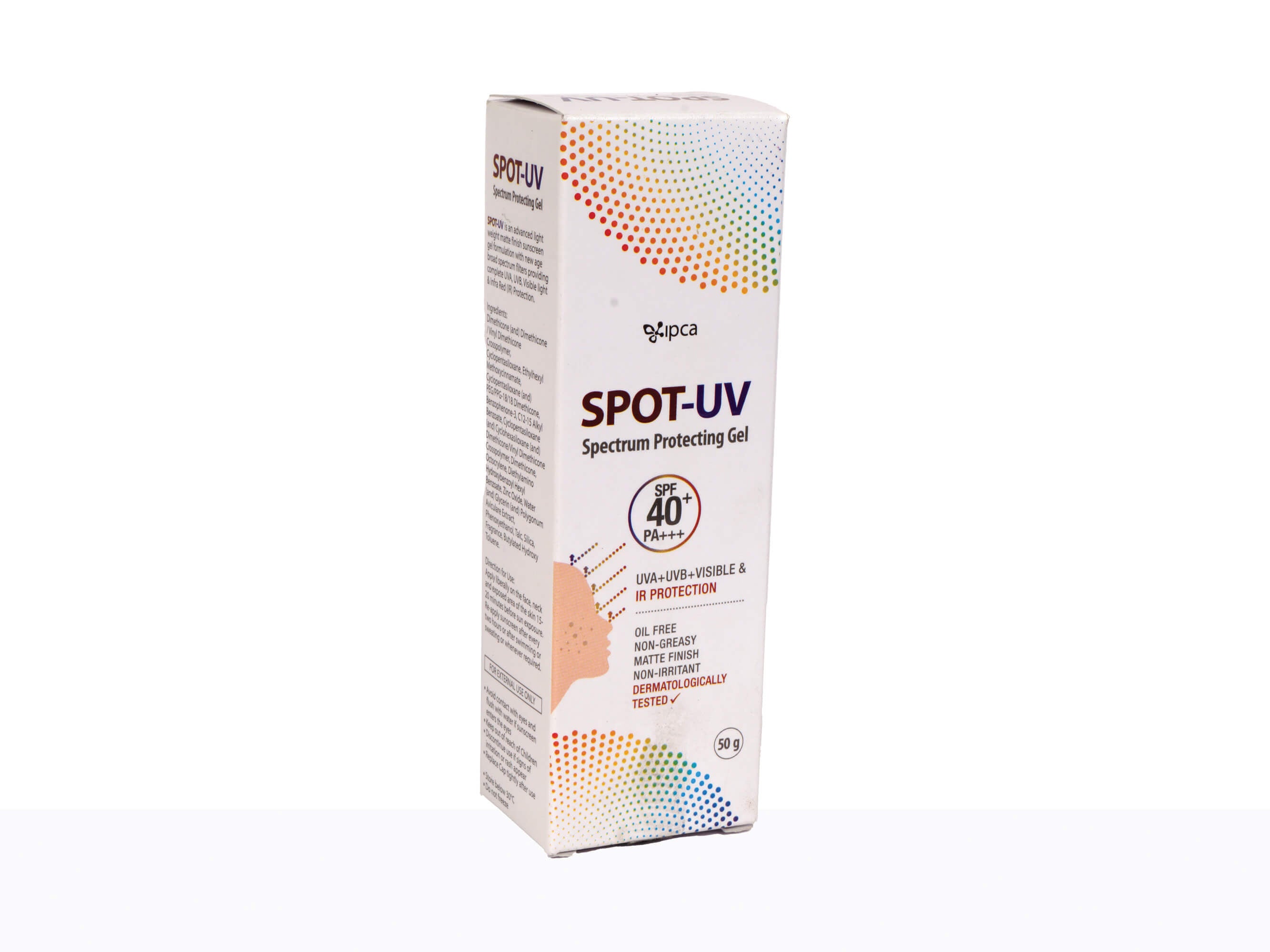 IPCA Spot-UV Spectrum Protecting Gel SPF 40+/PA+++-Clinikally